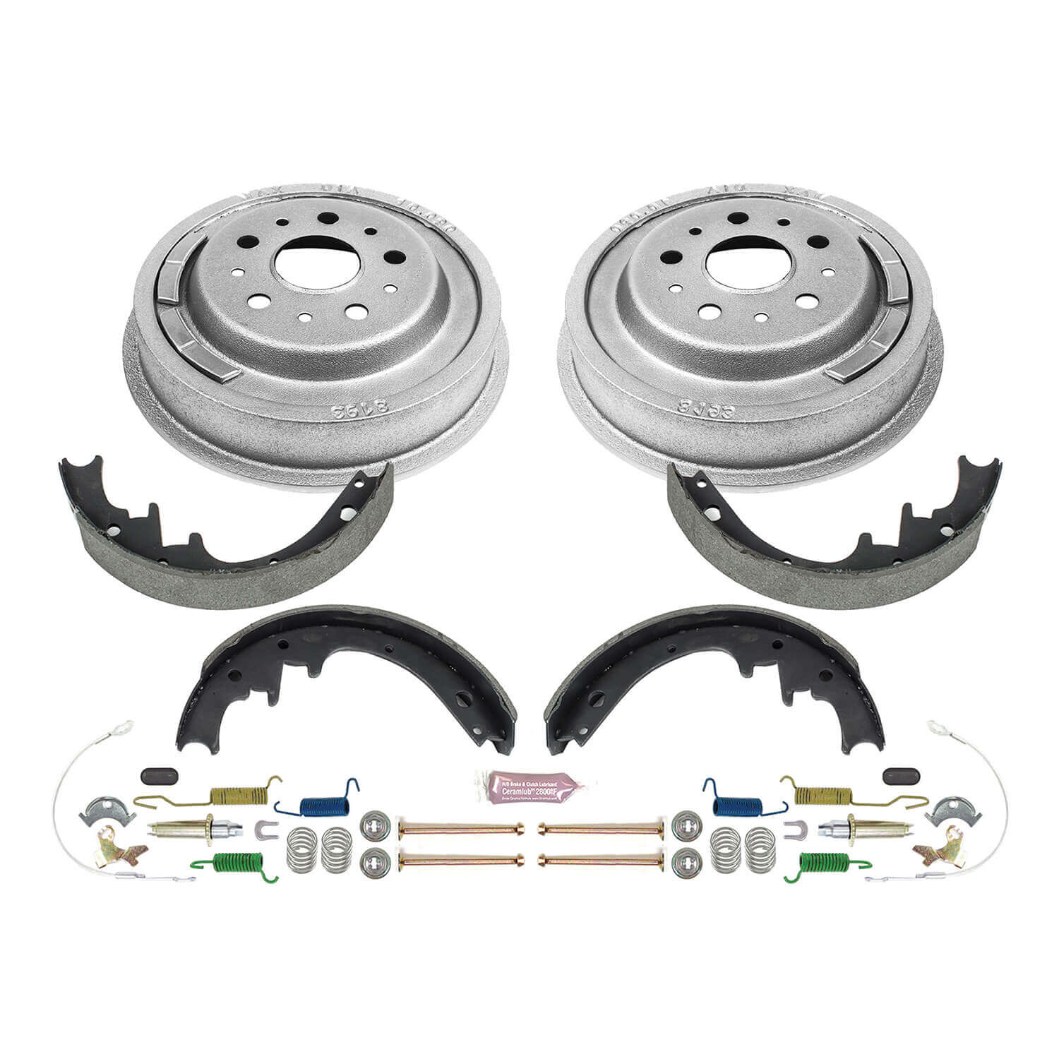 Power Stop KOE15269DK 1-Click Daily Driver Rear Drum And Shoe Kit for 1969-1973 Ford Maverick product image