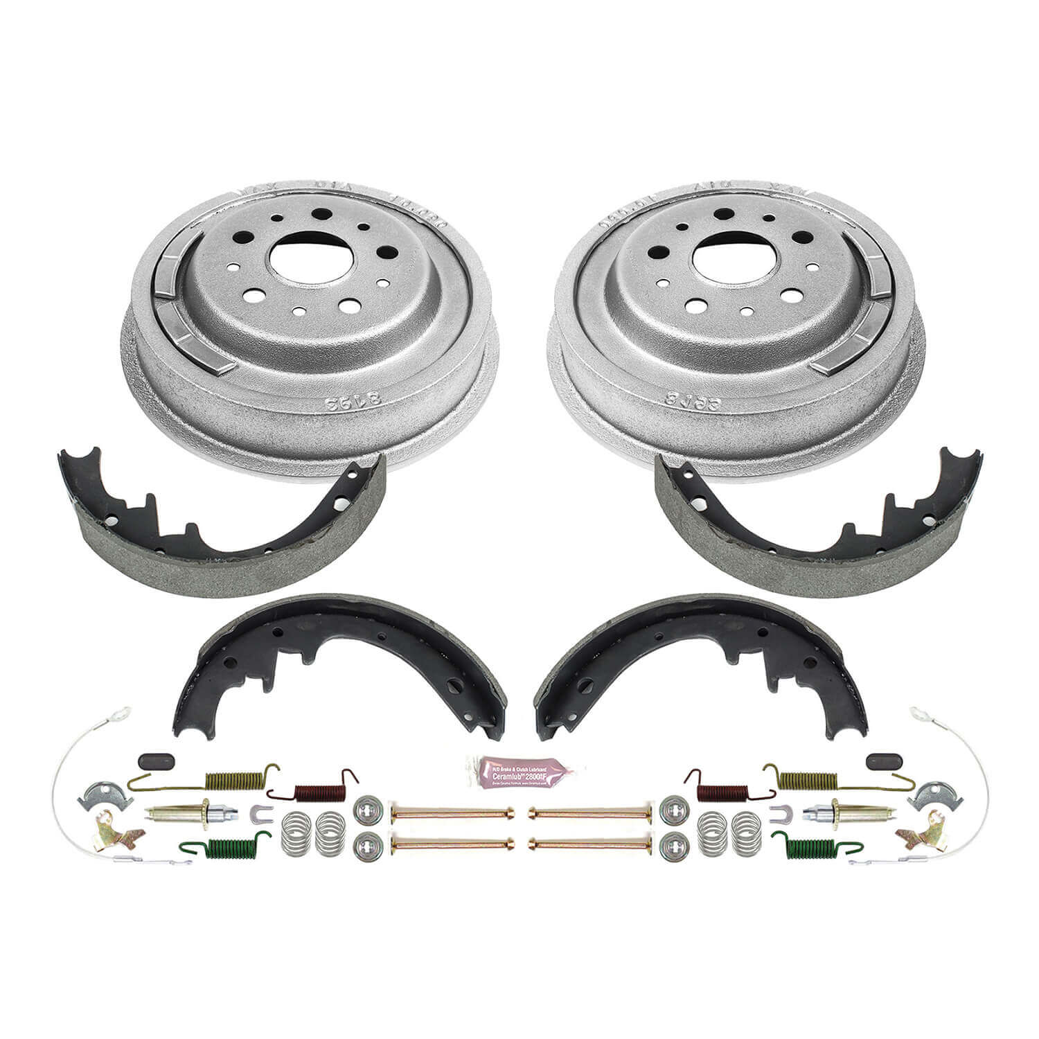 Power Stop KOE15270DK 1-Click Daily Driver Rear Drum And Shoe Kit for 1967-1968 Mercury Cougar product image
