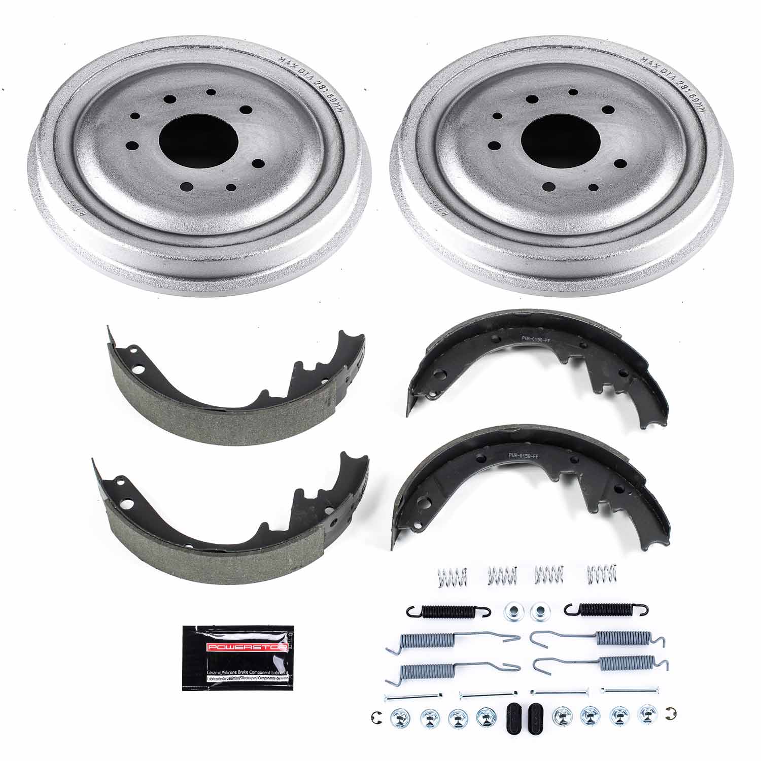 Power Stop KOE15271DK 1-Click Daily Driver Rear Drum Brake Kit for 1959-1962 Chevrolet Bel Air Base product image