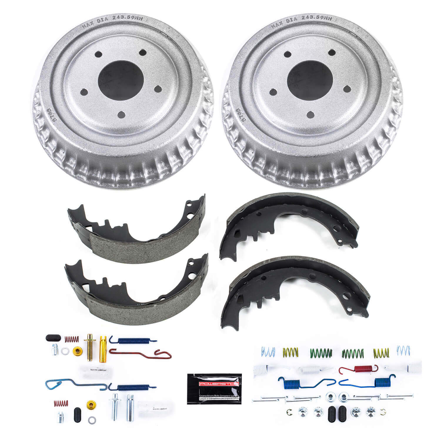 Power Stop KOE15274DK 1-Click Daily Driver Rear Drum And Shoe Kit for 1963-1975 Buick Apollo product image