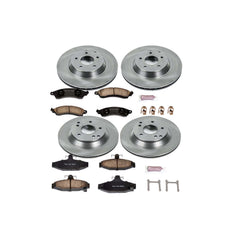 Power Stop KOE1528 Autospecialty - 1-Click Daily Driver Brake Kits (Front And Rear) for 1988-1996 Chevrolet Corvette product image