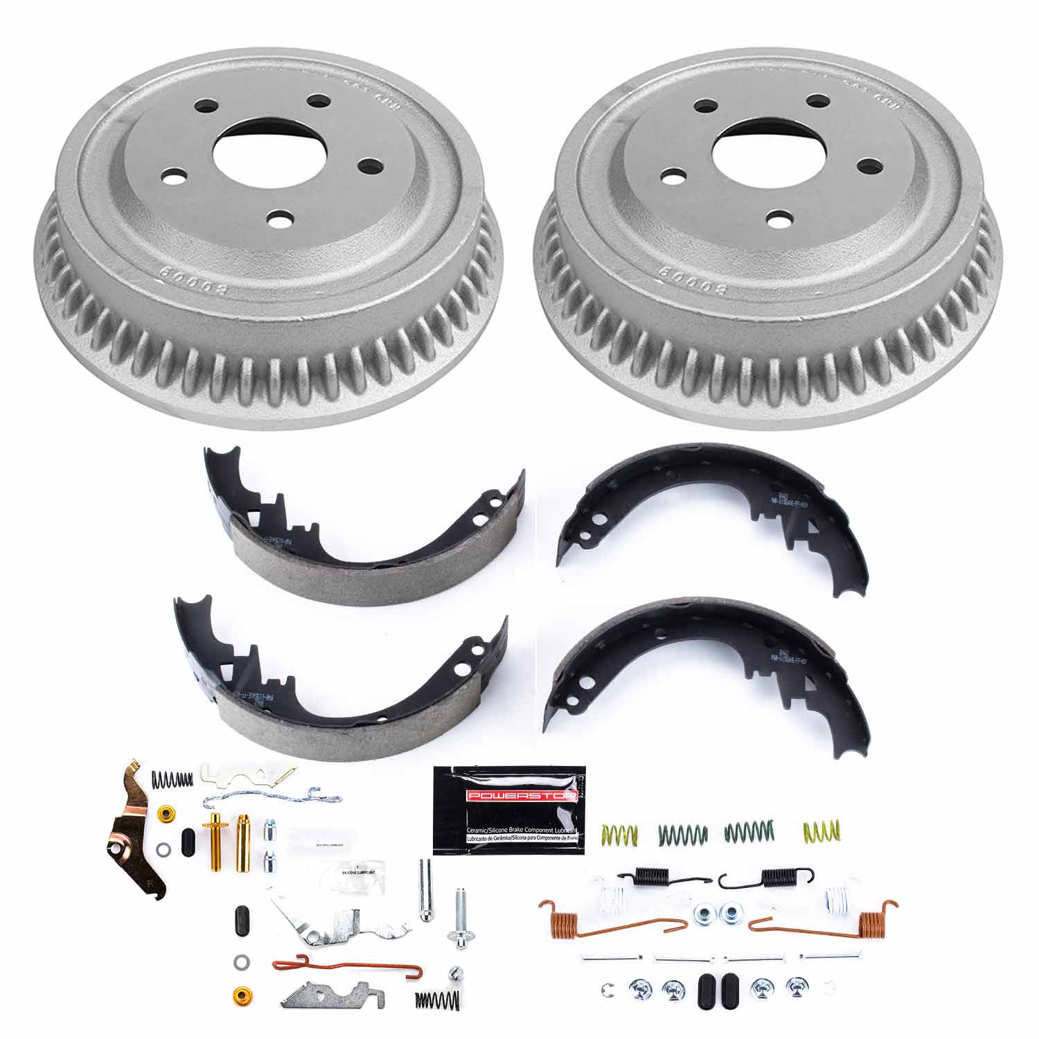 Power Stop KOE15283DK 1-Click Daily Driver Rear Drum And Shoe Kit for 1994-1999 Dodge Ram 1500 product image