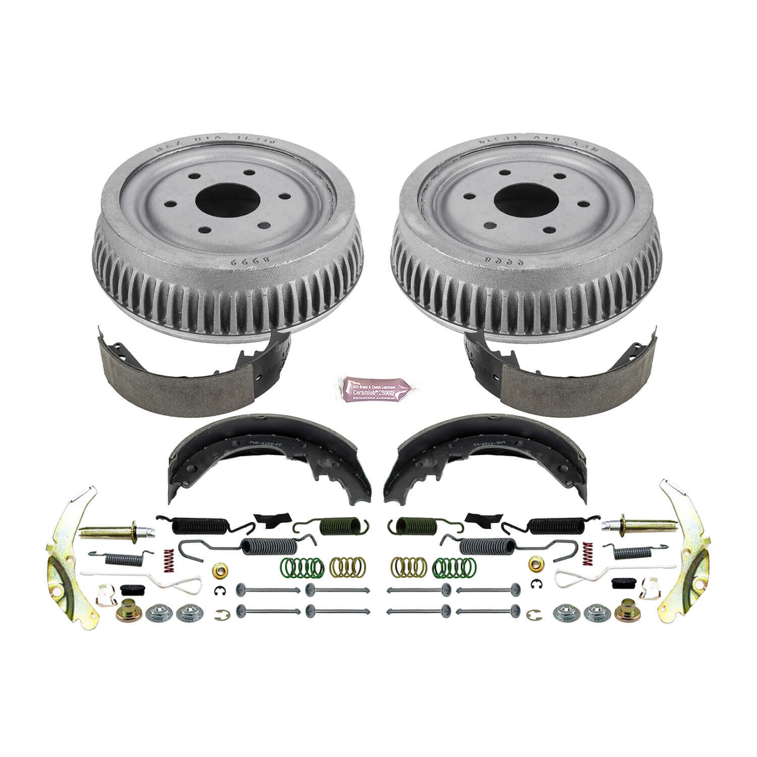 Power Stop KOE15285DK 1-Click Daily Driver Rear Drum And Shoe Kit for 1995-2000 Cadillac Escalade product image