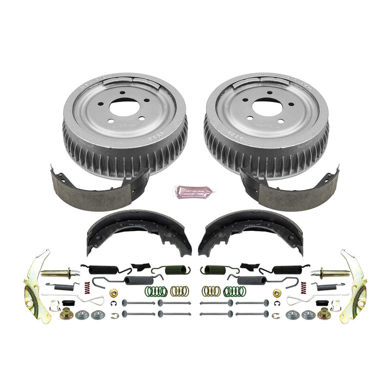 Power Stop KOE15286DK 1-Click Daily Driver Rear Drum And Shoe Kit for 1996-2002 Chevrolet Express 1500 product image