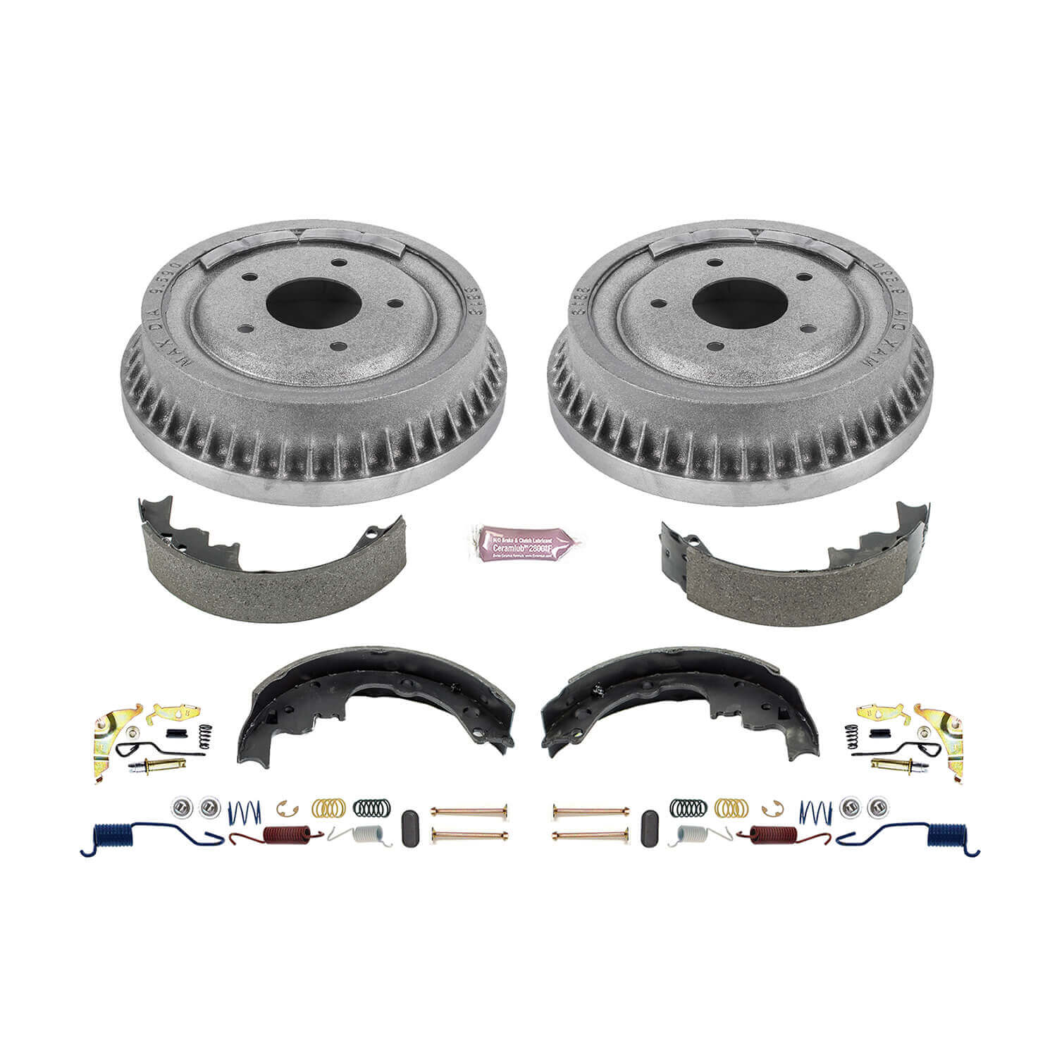 Power Stop KOE15289DK 1-Click Daily Driver Rear Drum And Shoe Kit for 1971-1985 Buick Century product image