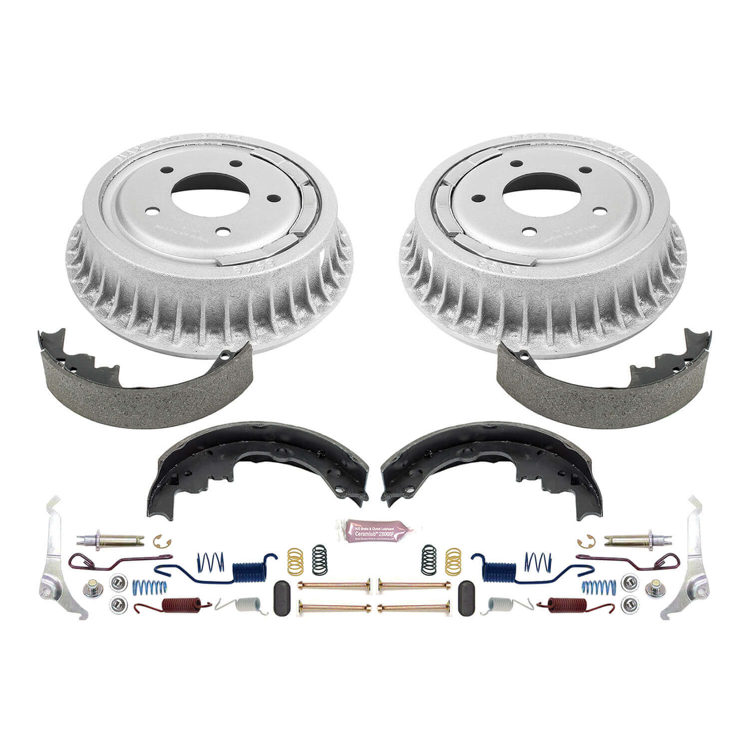 Power Stop KOE15292DK 1-Click Daily Driver Rear Drum And Shoe Kit for 1990-2002 Chevrolet Astro product image