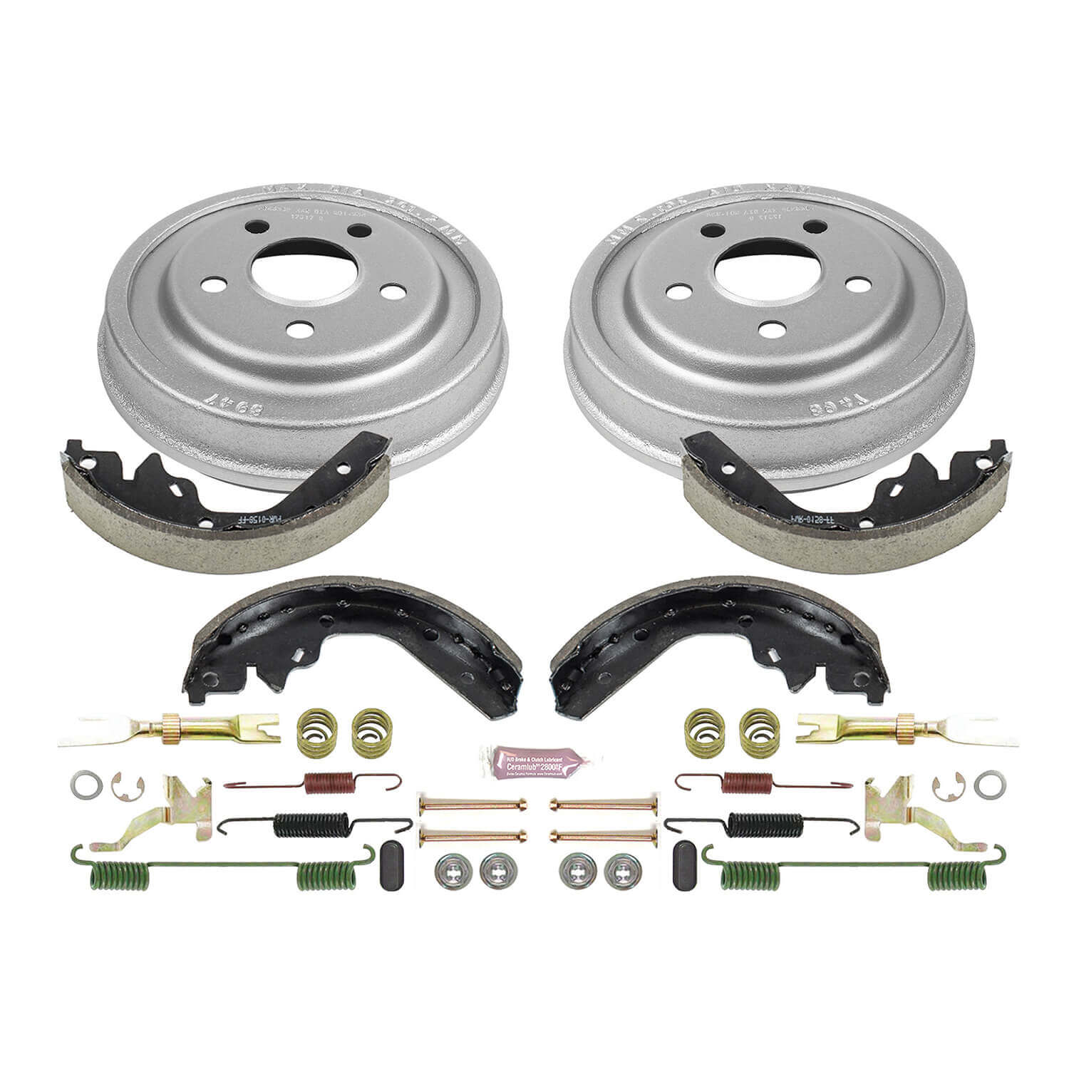 Power Stop KOE15294DK 1-Click Daily Driver Rear Drum And Shoe Kit for 1996-2005 Dodge Neon product image