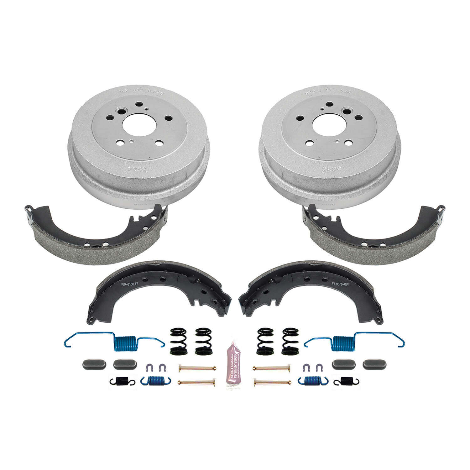 Power Stop KOE15295DK 1-Click Daily Driver Rear Drum And Shoe Kit for 1992-2001 Toyota Camry product image