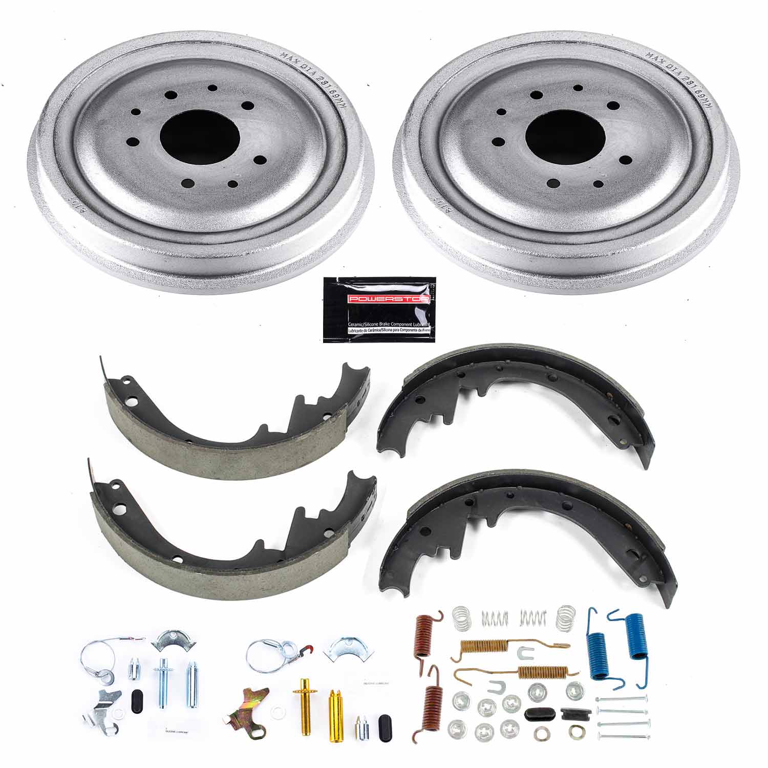 Power Stop KOE15301DK 1-Click Daily Driver Rear Drum Brake Kit for 1953-1954 Chevrolet Bel Air Base product image