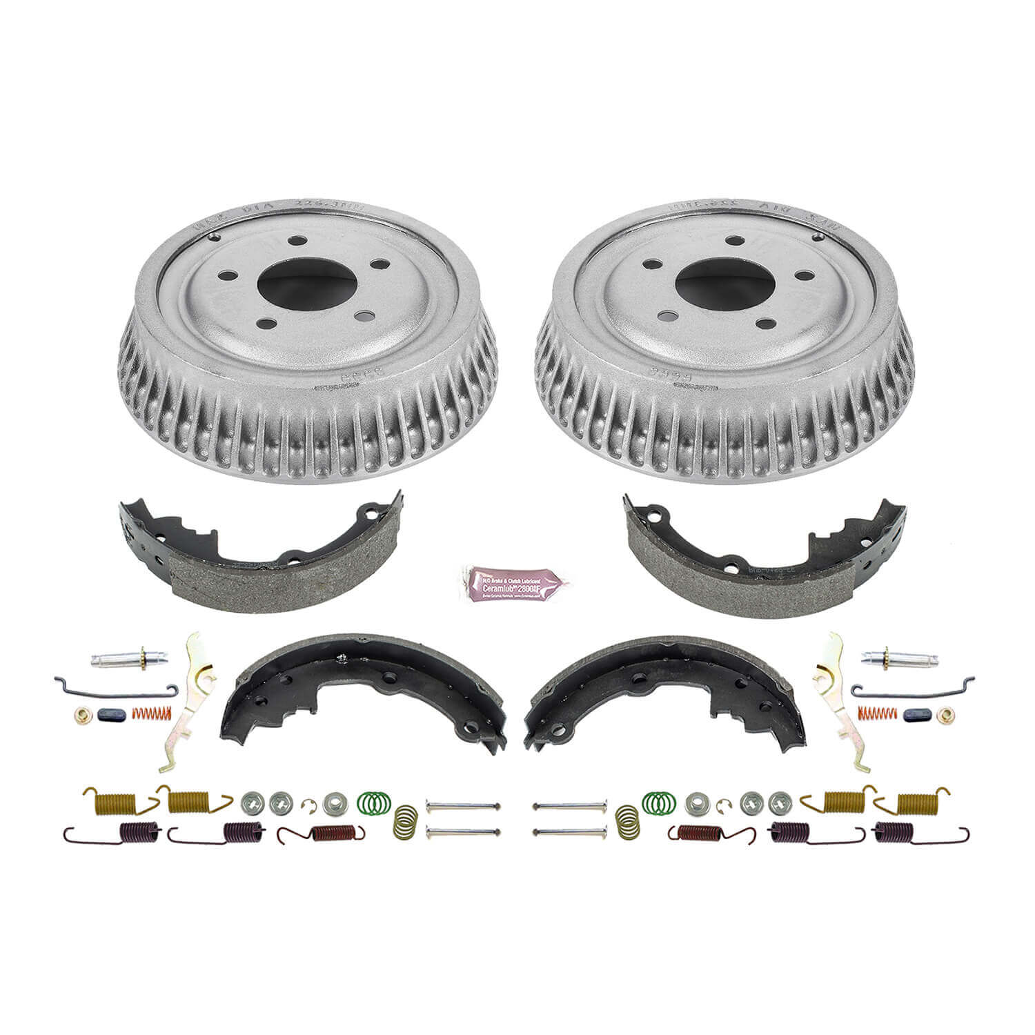 Power Stop KOE15305DK 1-Click Daily Driver Rear Drum And Shoe Kit for 1985-1986 Cadillac Deville product image