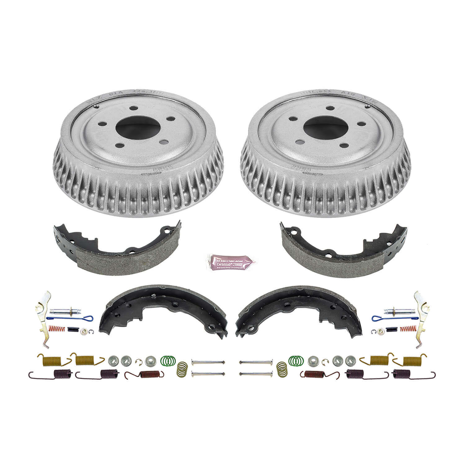 Power Stop KOE15306DK 1-Click Daily Driver Rear Drum And Shoe Kit for 1984-1992 Buick Century product image