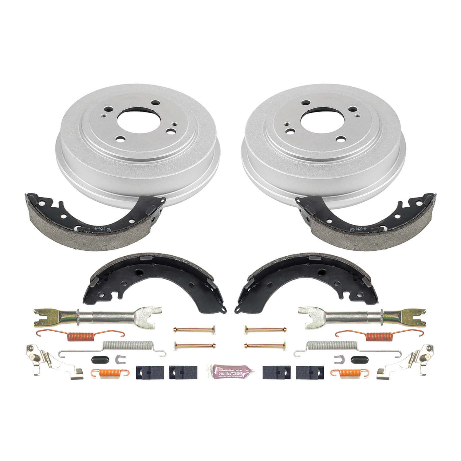 Power Stop KOE15309DK 1-Click Daily Driver Rear Drum And Shoe Kit for 1996-2001 Honda Civic product image