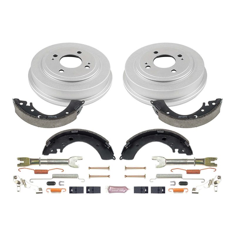 Power Stop KOE15309DK 1-Click Daily Driver Rear Drum And Shoe Kit for 1996-2001 Honda Civic product image