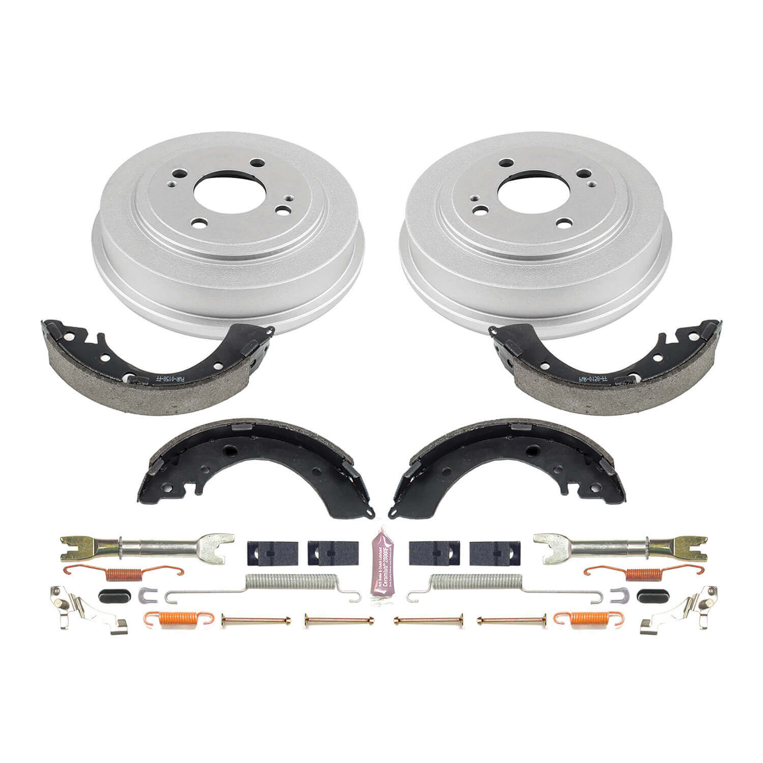 Power Stop KOE15311DK 1-Click Daily Driver Rear Drum And Shoe Kit for 2000-2008 Honda Civic product image