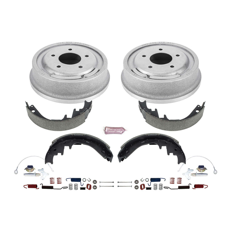Power Stop KOE15312DK 1-Click Daily Driver Rear Drum And Shoe Kit for 1990-1996 Ford E-150 Econoline product image