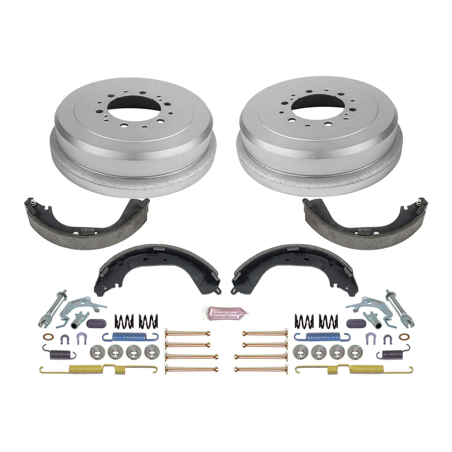 Power Stop KOE15314DK 1-Click Daily Driver Rear Drum And Shoe Kit for 1995-2003 Toyota Tacoma product image