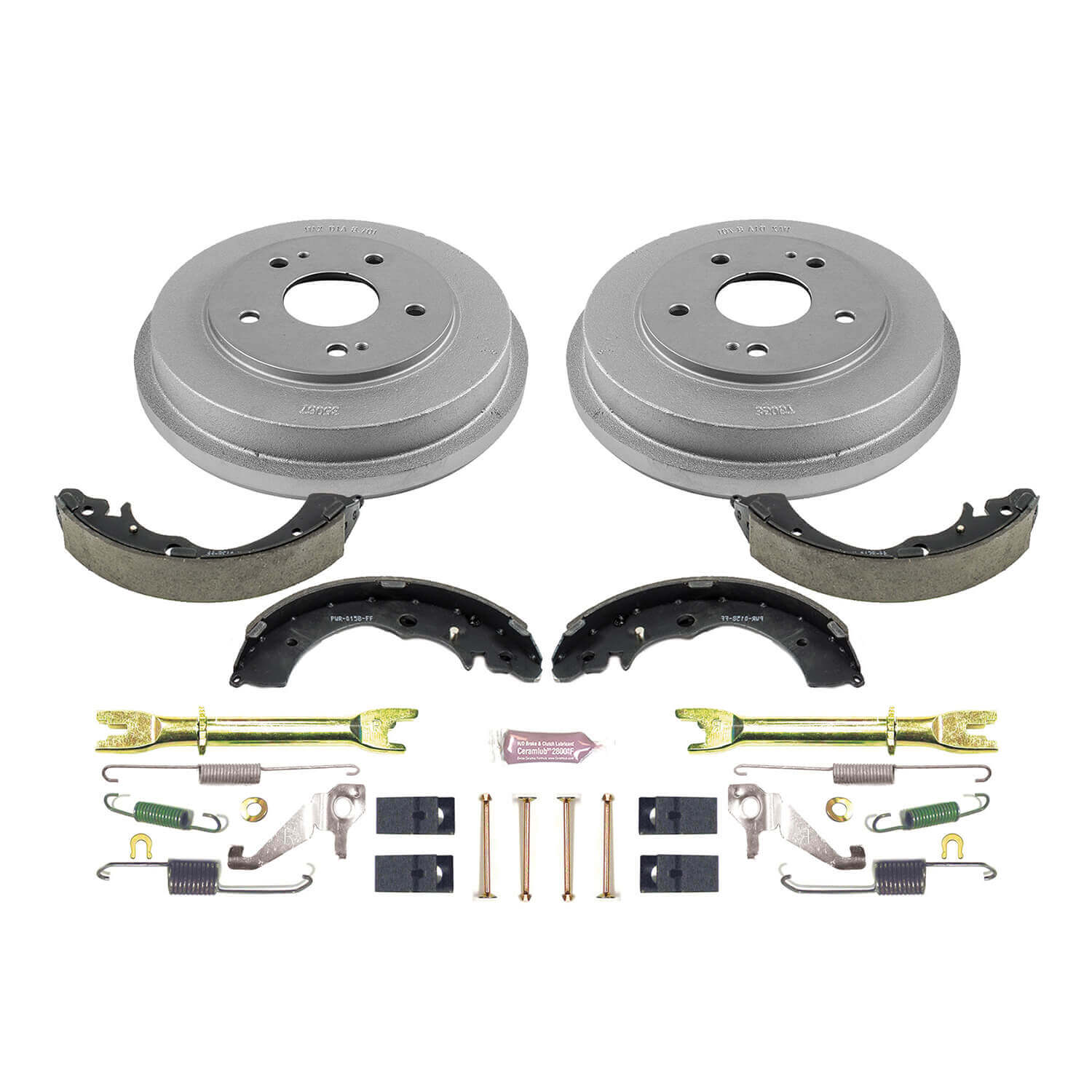 Power Stop KOE15318DK 1-Click Daily Driver Rear Drum And Shoe Kit for 1997-2015 Honda Accord product image