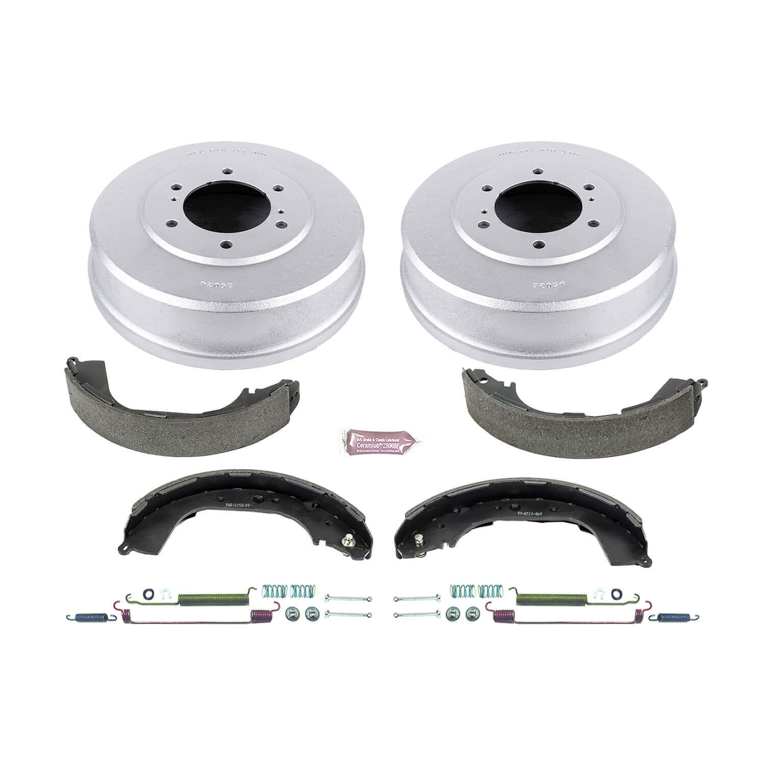 Power Stop KOE15320DK 1-Click Daily Driver Rear Drum And Shoe Kit for 1995-2004 Nissan D21 product image