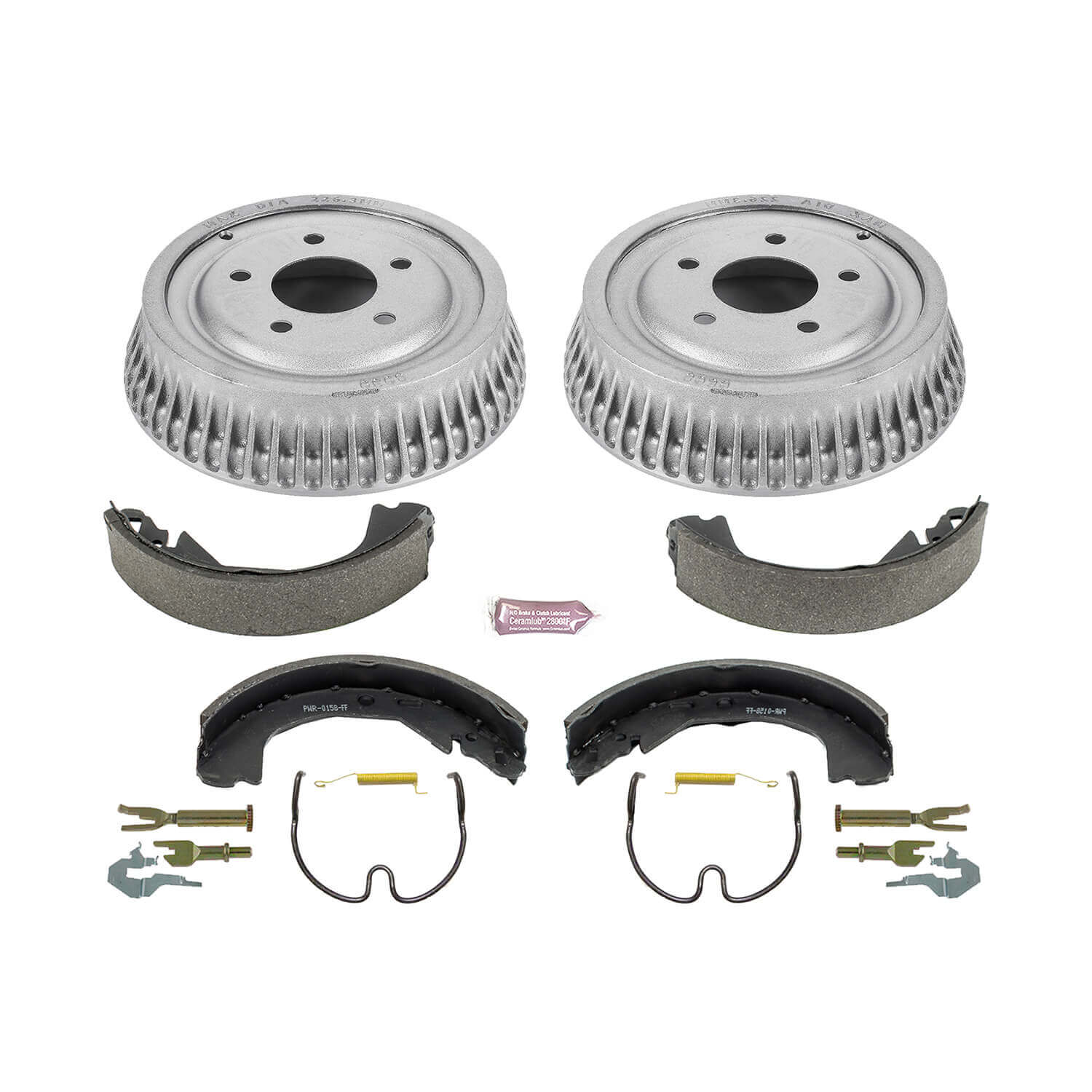 Power Stop KOE15322DK 1-Click Daily Driver Rear Drum And Shoe Kit for 2002-2005 Buick Century product image