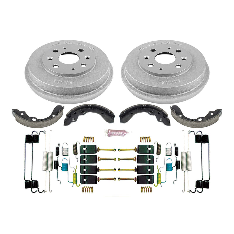 Power Stop KOE15324DK 1-Click Daily Driver Rear Drum And Shoe Kit for 1992-1998 Ford Escort product image