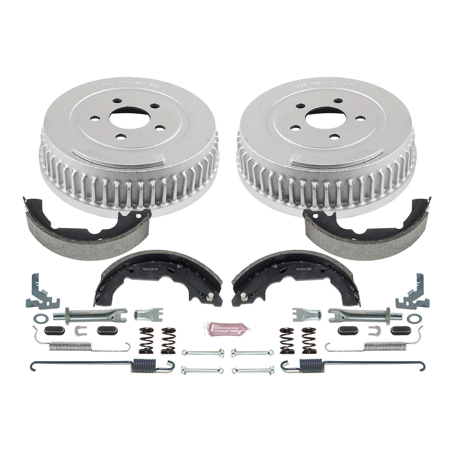 Power Stop KOE15325DK 1-Click Daily Driver Rear Drum And Shoe Kit for 1995-2003 Ford Windstar product image