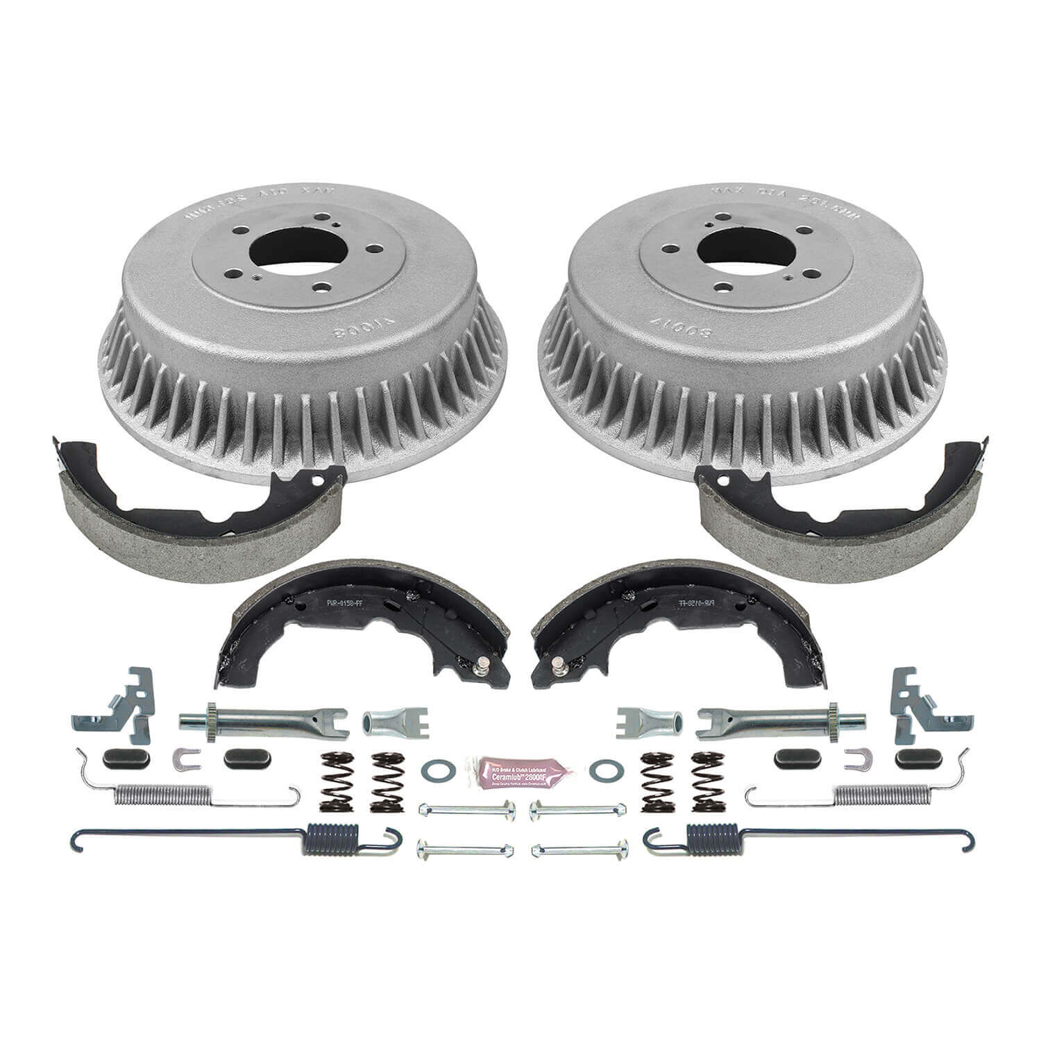 Power Stop KOE15326DK 1-Click Daily Driver Rear Drum And Shoe Kit for 1993-2002 Mercury Villager product image