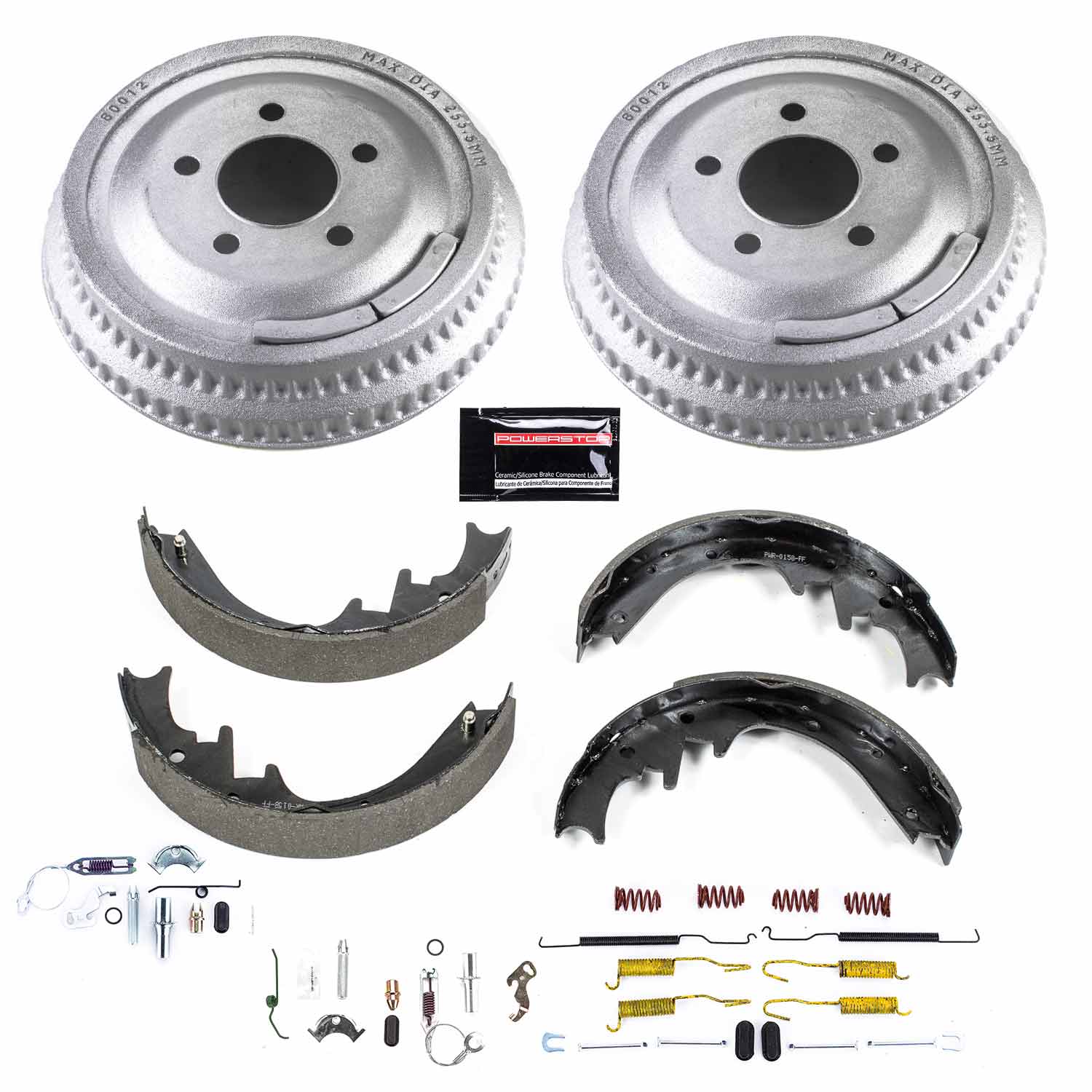 Power Stop KOE15327DK 1-Click Daily Driver Rear Drum And Shoe Kit for 1992-2001 Jeep Cherokee product image