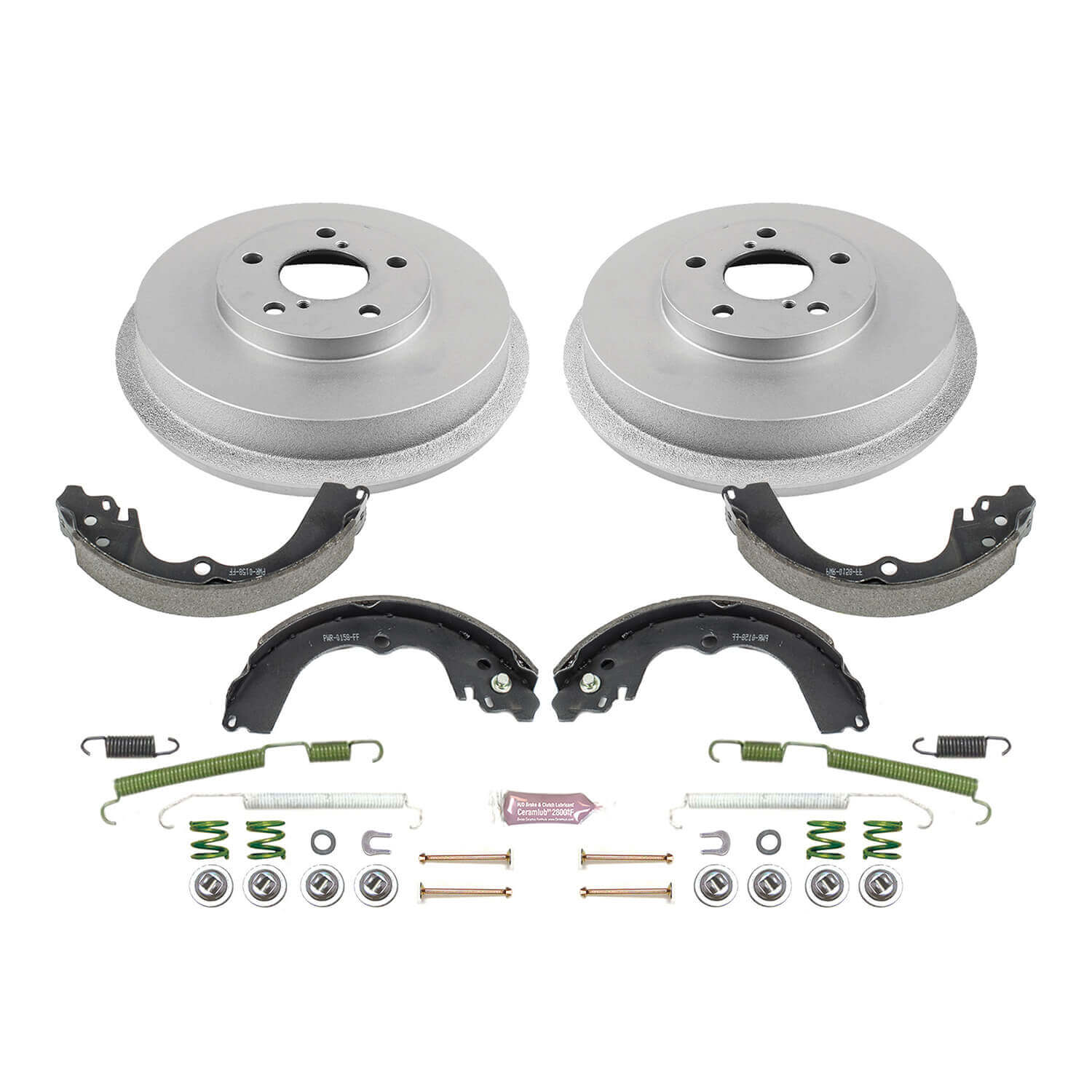 Power Stop KOE15332DK 1-Click Daily Driver Rear Drum And Shoe Kit for 1997-2008 Subaru Forester product image