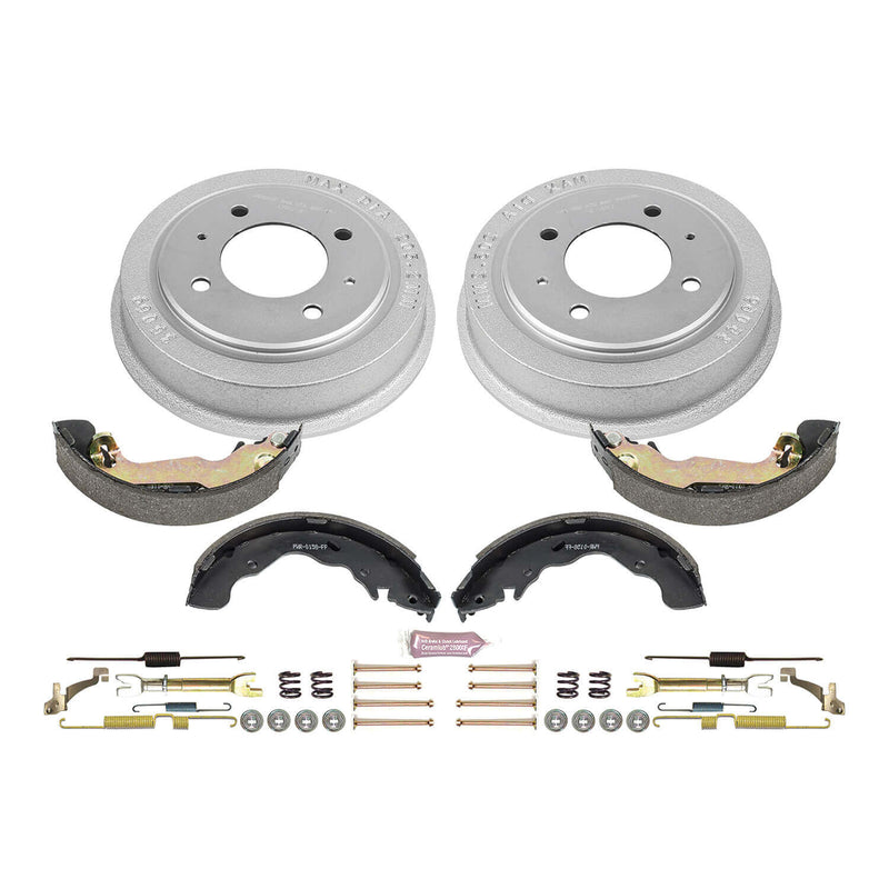 Power Stop KOE15337DK 1-Click Daily Driver Rear Drum And Shoe Kit for 1997-2002 Hyundai Elantra product image