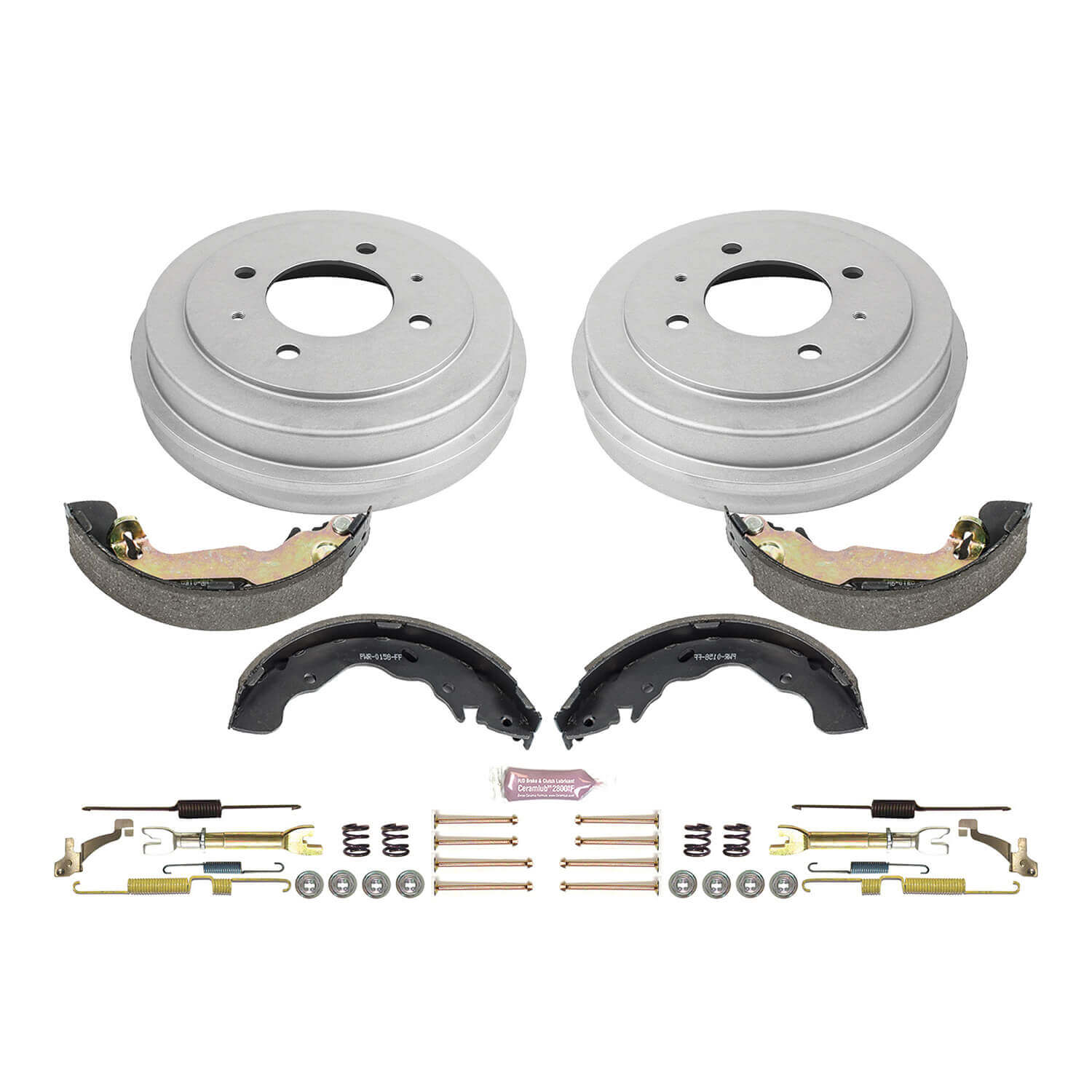 Power Stop KOE15338DK 1-Click Daily Driver Rear Drum And Shoe Kit for 2003-2006 Hyundai Elantra product image
