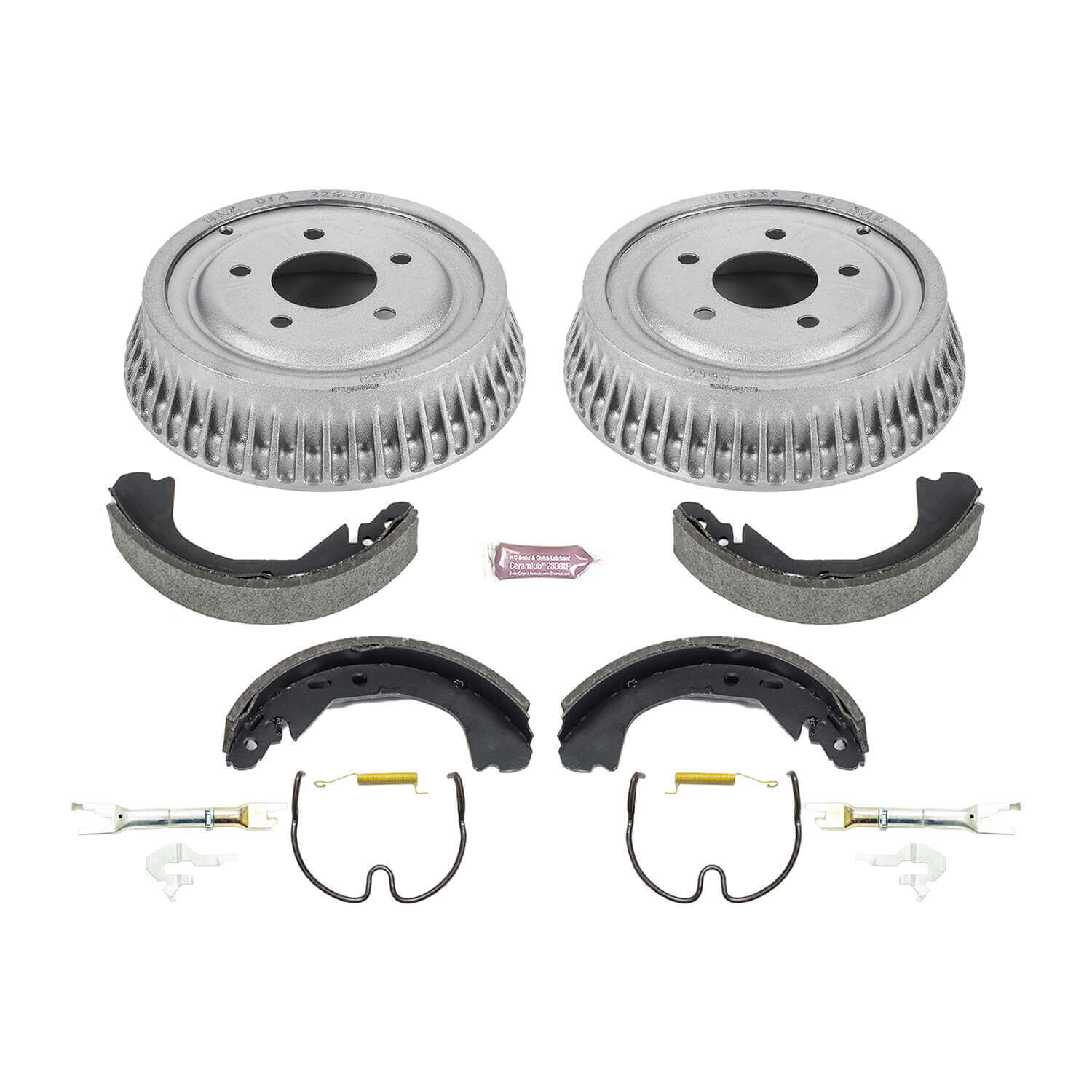 Power Stop KOE15340DK 1-Click Daily Driver Rear Drum And Shoe Kit for 1997-2005 Chevrolet Classic product image