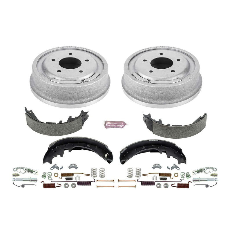 Power Stop KOE15347DK 1-Click Daily Driver Rear Drum And Shoe Kit for 1997-2000 Ford E-150 Econoline product image