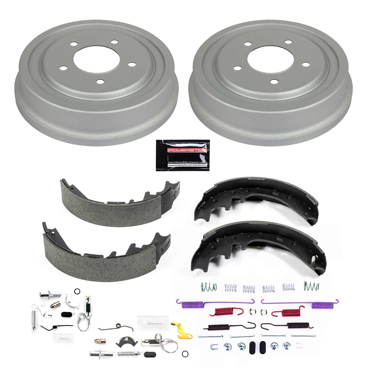Power Stop KOE15349DK 1-Click Daily Driver Rear Drum And Shoe Kit for 1997-2002 Ford F-150 product image