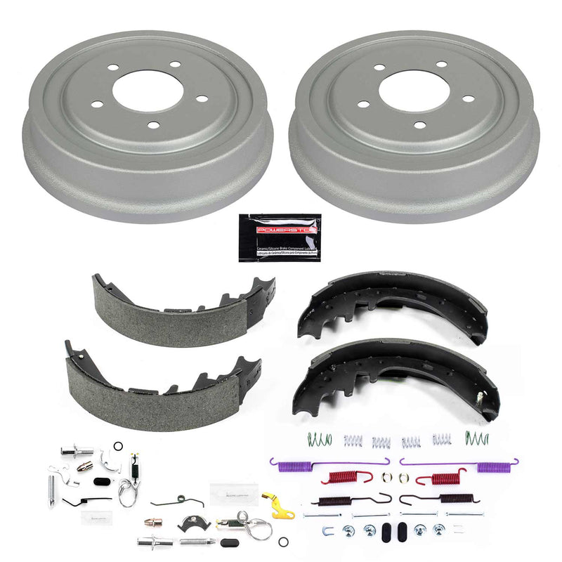 Power Stop KOE15349DK 1-Click Daily Driver Rear Drum And Shoe Kit for 1997-2002 Ford F-150 product image