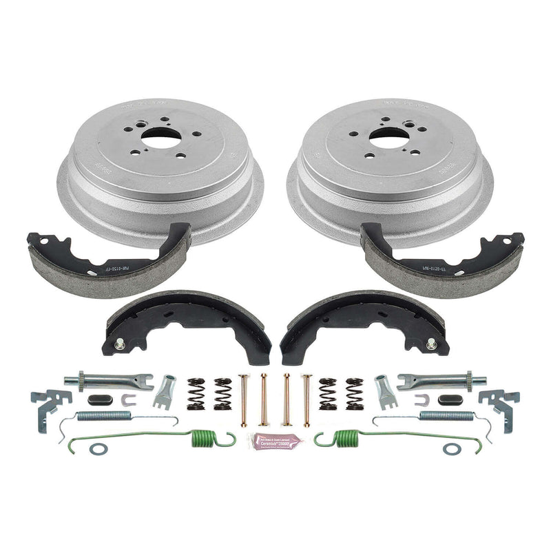 Power Stop KOE15351DK 1-Click Daily Driver Rear Drum And Shoe Kit for 1998-2003 Toyota Sienna product image