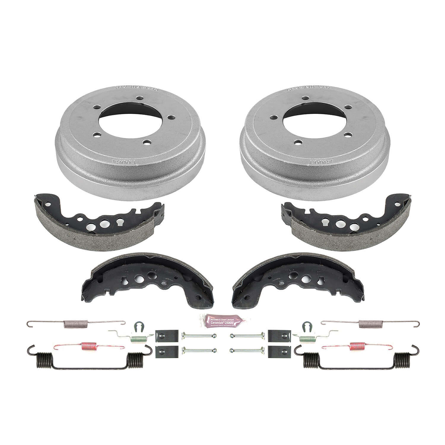 Power Stop KOE15354DK 1-Click Daily Driver Rear Drum And Shoe Kit for 2000-2001 Chevrolet Tracker product image