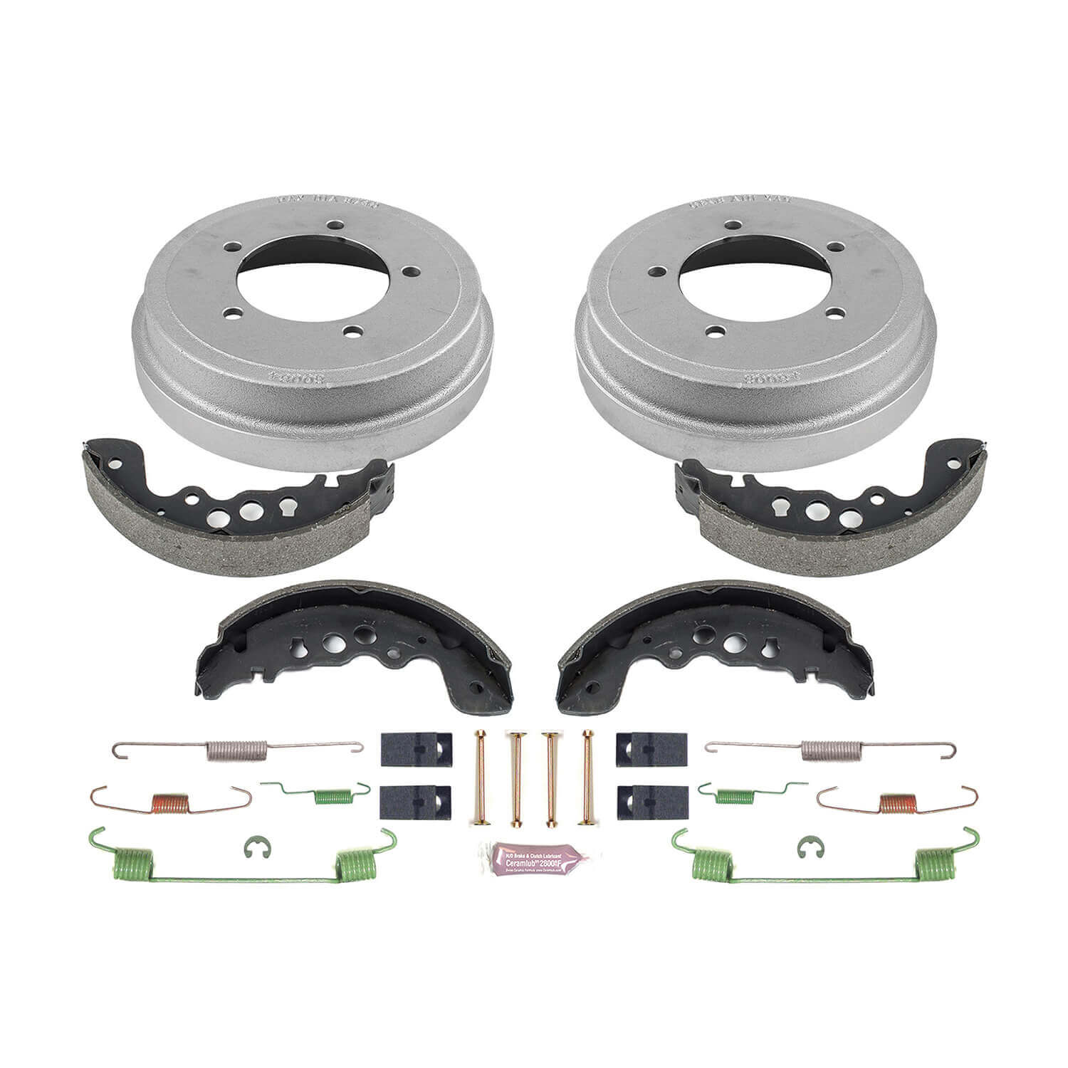 Power Stop KOE15356DK 1-Click Daily Driver Rear Drum And Shoe Kit for 2000-2005 Suzuki Grand Vitara product image