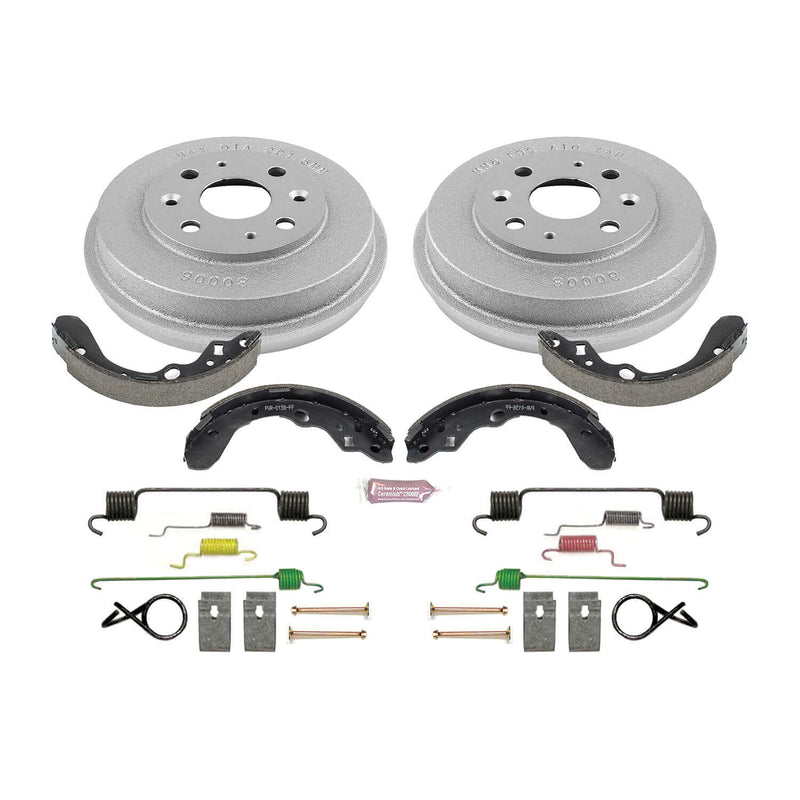 Power Stop KOE15357DK 1-Click Daily Driver Rear Drum And Shoe Kit for 1999-2003 Mazda Protege product image