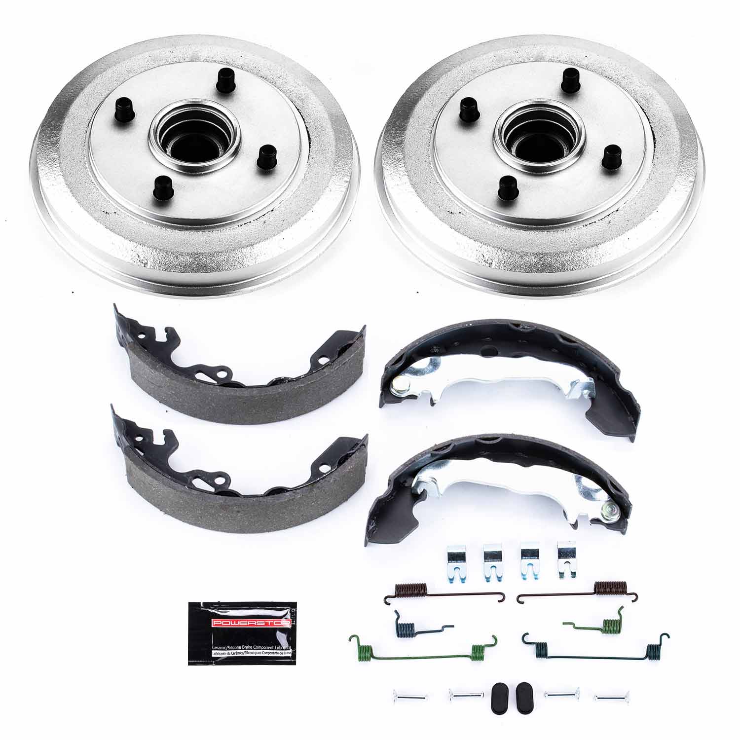 Power Stop KOE15359DK 1-Click Daily Driver Rear Drum Brake Kit for 2000-2008 Ford Focus product image