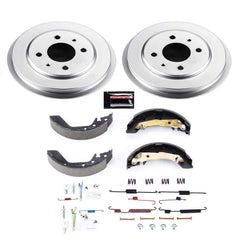 Power Stop KOE15362DK 1-Click Daily Driver Rear Drum Brake Kit for 2003 Hyundai Accent product image