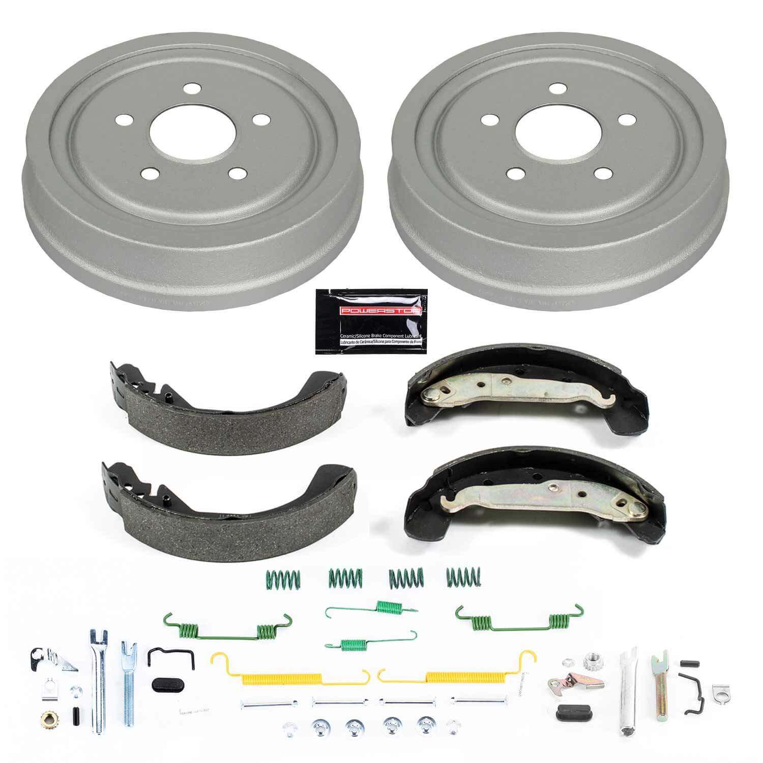 Power Stop KOE15364DK 1-Click Daily Driver Rear Drum And Shoe Kit for 2000-2003 Saturn L100 product image