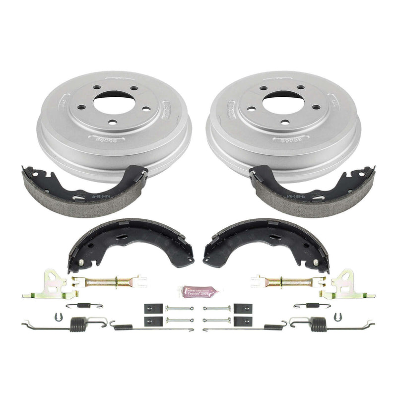 Power Stop KOE15371DK 1-Click Daily Driver Rear Drum And Shoe Kit for 2001-2007 Ford Escape product image