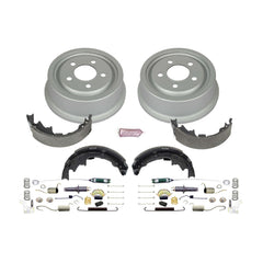 Power Stop KOE15374DK 1-Click Daily Driver Rear Drum And Shoe Kit for 2001-2006 Jeep Wrangler product image