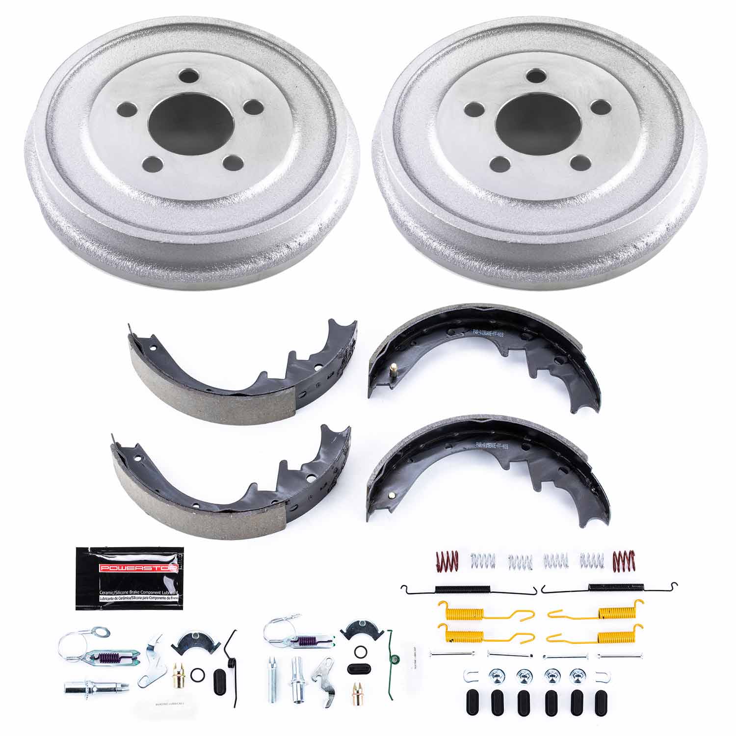 Power Stop KOE15375DK 1-Click Daily Driver Rear Drum And Shoe Kit for 2002 Jeep Liberty product image
