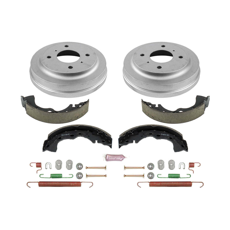 Power Stop KOE15376DK 1-Click Daily Driver Rear Drum And Shoe Kit for 2002-2006 Nissan Sentra product image