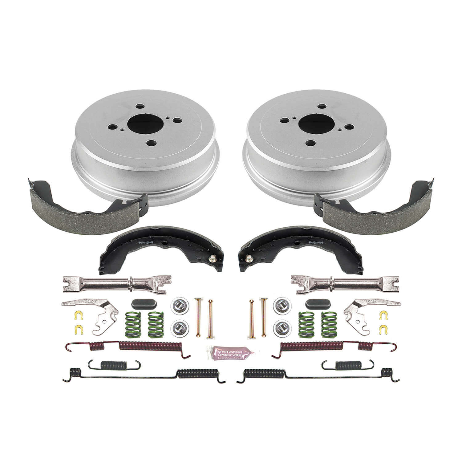 Power Stop KOE15379DK 1-Click Daily Driver Rear Drum And Shoe Kit for 2003-2008 Pontiac Vibe product image