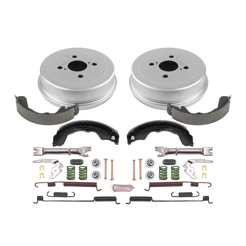 Power Stop KOE15379DK 1-Click Daily Driver Rear Drum And Shoe Kit for 2003-2008 Pontiac Vibe product image