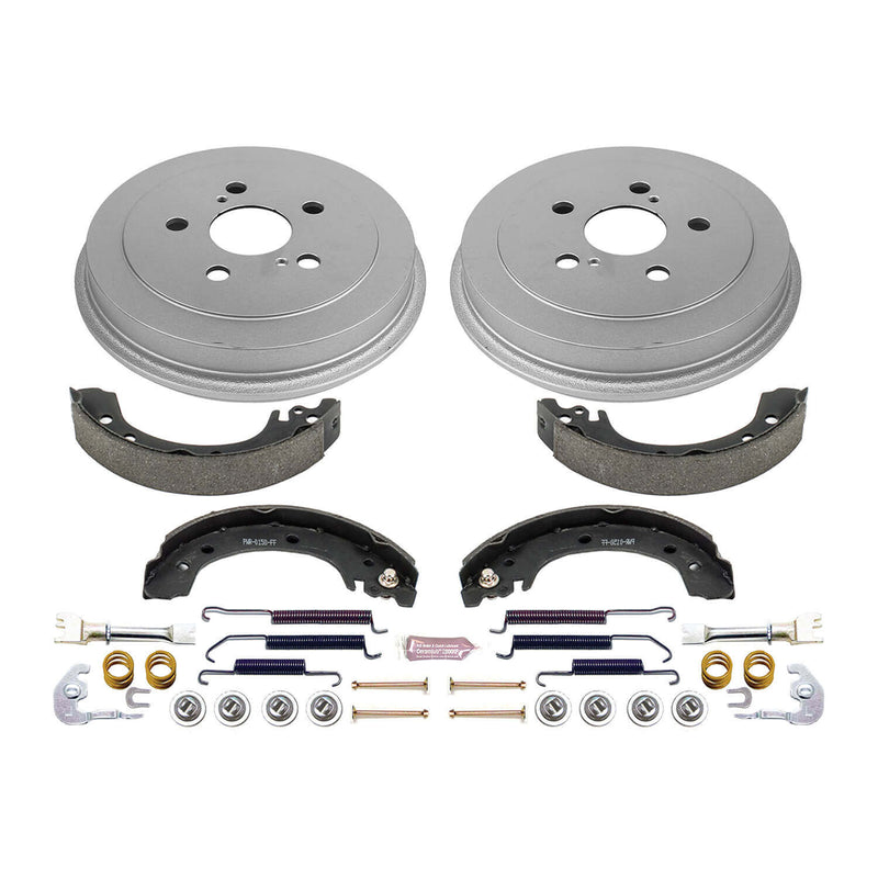 Power Stop KOE15385DK 1-Click Daily Driver Rear Drum And Shoe Kit for 2003-2008 Toyota Corolla product image