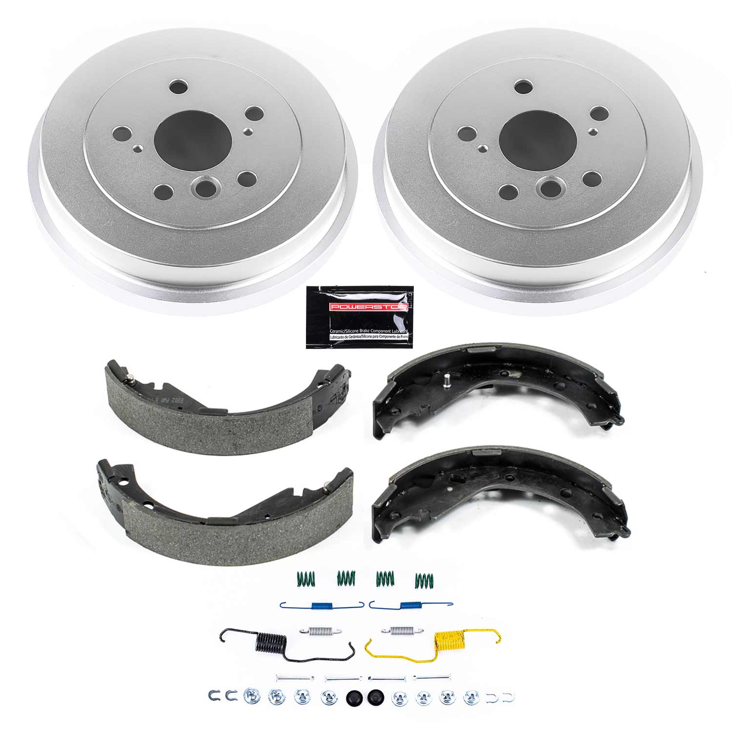 Power Stop KOE15386DK 1-Click Daily Driver Rear Drum And Shoe Kit for 2005-2006 Toyota Camry product image