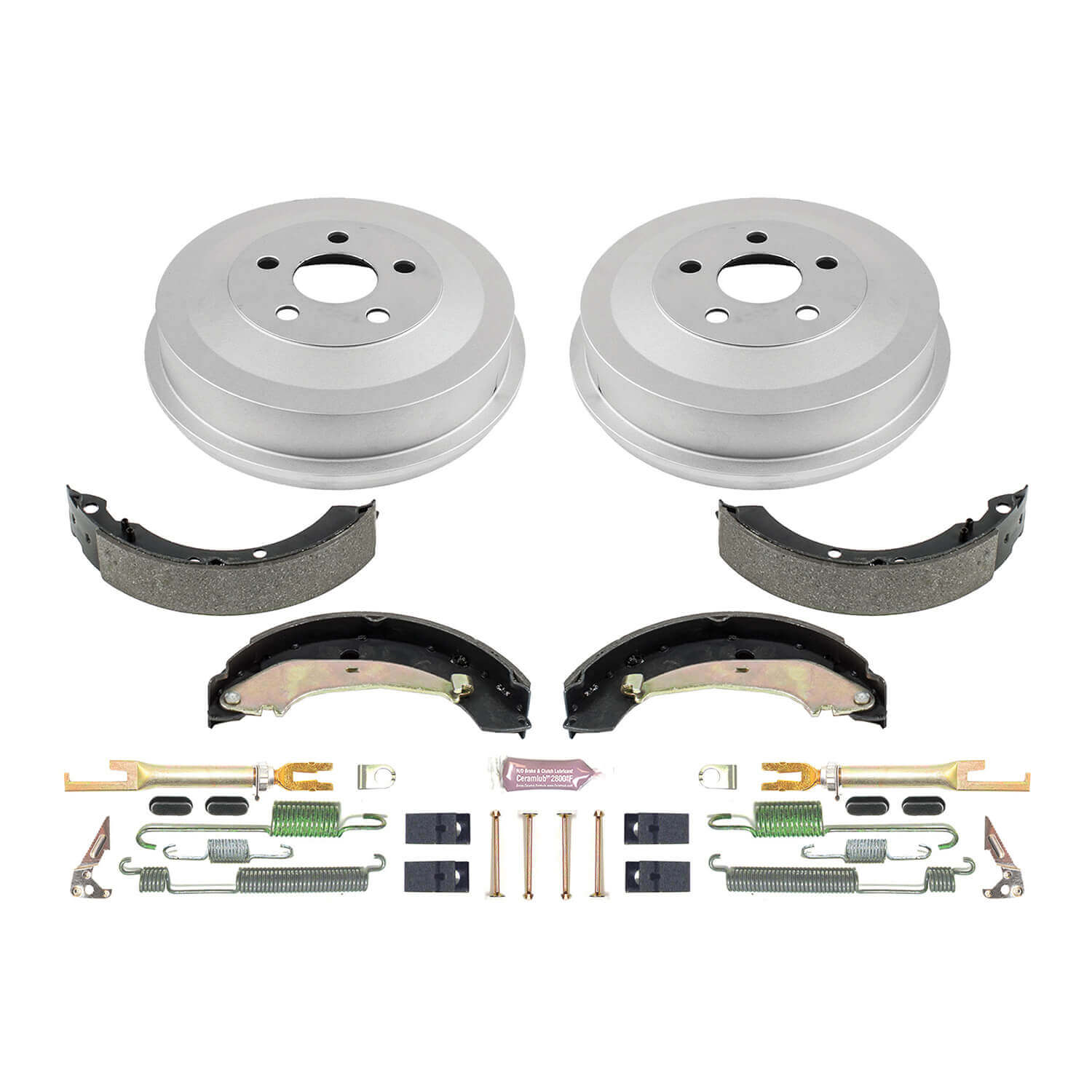 Power Stop KOE15390DK 1-Click Daily Driver Rear Drum And Shoe Kit for 2004-2009 Chrysler PT Cruiser product image